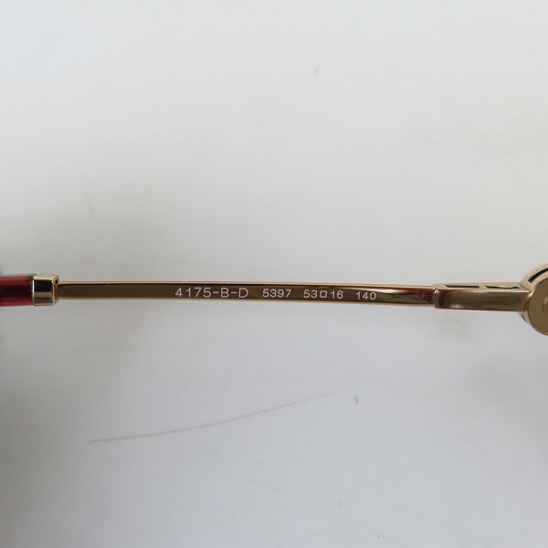 実際に弊社で買取させて頂いたBVLGARI/ブルガリ 眼鏡 メガネ フレーム 4175の画像 6枚目