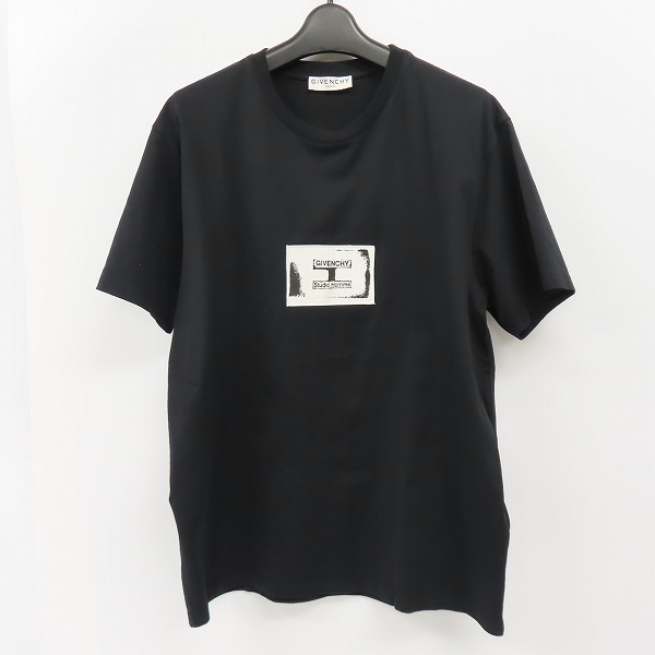 実際に弊社で買取させて頂いたGIVENCHY/ジバンシィ 20SS GIVENCHY STUDIOロゴパッチ付き 半袖Tシャツ BM70UQ3002/M