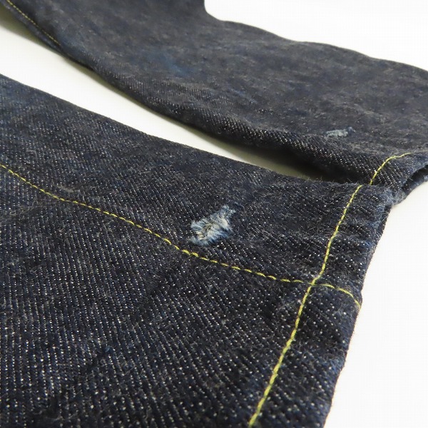 実際に弊社で買取させて頂いたSUGAR CANE/シュガーケーン　デニムパンツ ボタンフライ /w36の画像 7枚目