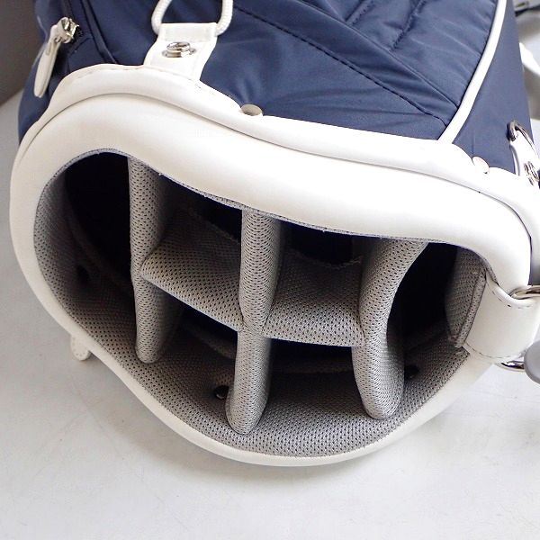 実際に弊社で買取させて頂いたTitleist/タイトリスト CBL01 6分割キャディバッグ ネイビー ラフェームスポーツ ウィメンズモデルの画像 6枚目