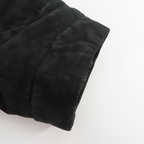 実際に弊社で買取させて頂いたHUGO BOSS/ヒューゴボス カーフレザーダウンジャケット/50の画像 8枚目