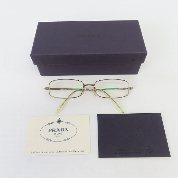 実際に弊社で買取させて頂いたPRADA/プラダ メガネフレーム VPR53Dの画像 9枚目