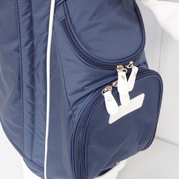 実際に弊社で買取させて頂いたTitleist/タイトリスト CBL01 6分割キャディバッグ ネイビー ラフェームスポーツ ウィメンズモデルの画像 5枚目