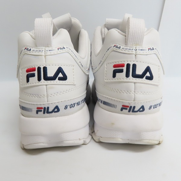 実際に弊社で買取させて頂いたFILA/フィラ DISRUPTOR 2 NEW TAPEY TAPE/ディスラプター 2 ニューテイピーテープ 1GM00848-100 /26.5の画像 1枚目