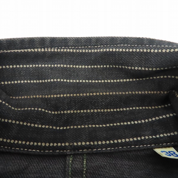 実際に弊社で買取させて頂いたSUGAR CANE/シュガーケーン ストライプ柄 ワークジャケット SC10365/38の画像 6枚目