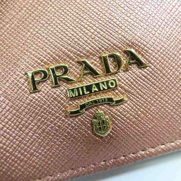 実際に弊社で買取させて頂いたPRADA/プラダ  2つ折り コンパクト 財布/ウォレットの画像 6枚目