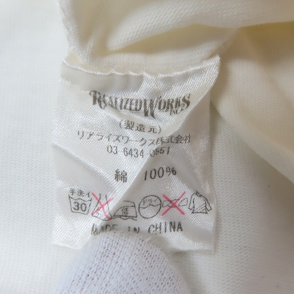 実際に弊社で買取させて頂いたTHE CRIMIE/クライミー Vネックマリアプリント半袖Tシャツ/Lの画像 3枚目