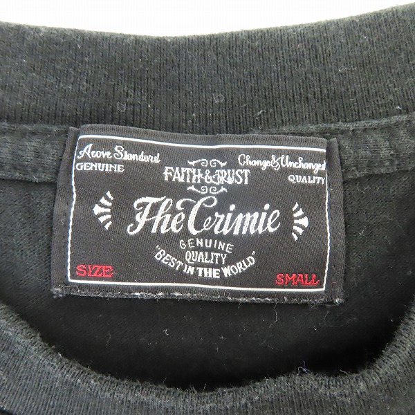 実際に弊社で買取させて頂いたTHE CRIMIE/クライミー スカルプリント 半袖Ｔシャツ Sの画像 2枚目