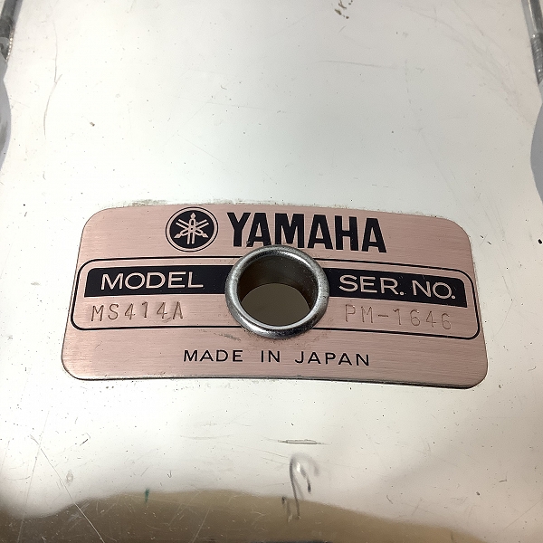 実際に弊社で買取させて頂いた★【ジャンク】YAMAHA/ヤマハ MS414A 14インチ マーチングスネアドラムの画像 2枚目