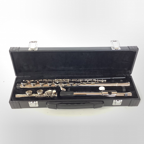 実際に弊社で買取させて頂いた【メーカー/型番不明】フルート Eメカ付き シルバー