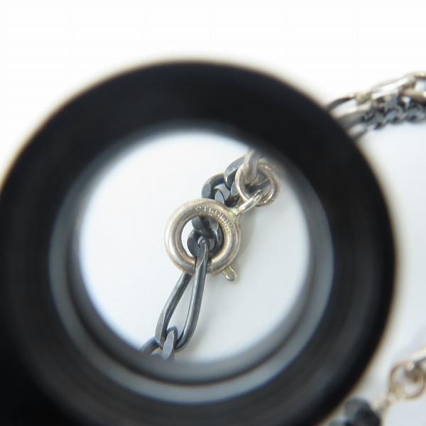 実際に弊社で買取させて頂いた【ギャラ付】Bloody Mary/ブラッディマリー Pheles フェレス チェーン＆レザー ネックレスの画像 6枚目