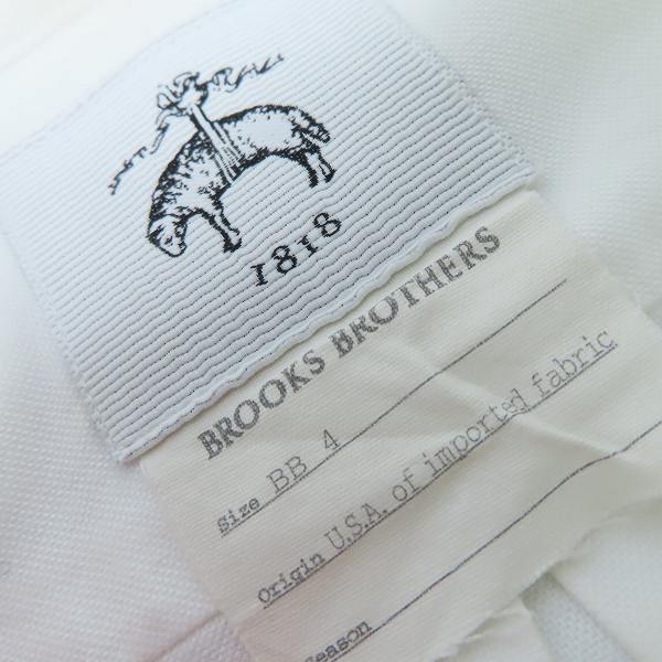 実際に弊社で買取させて頂いたBLACK FLEECE by Brooks Brothers/ブラックフリース ブルックスブラザーズ ボタンカラーシャツ ホワイト/BB4の画像 2枚目