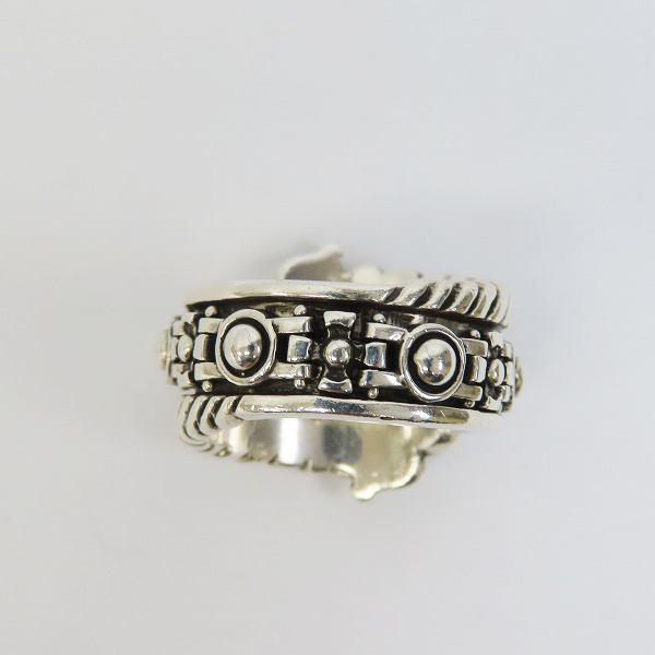 実際に弊社で買取させて頂いたLEATHERS＆TREASURES/レザーズ＆トレジャーズ スピナー リング 21.5号の画像 3枚目