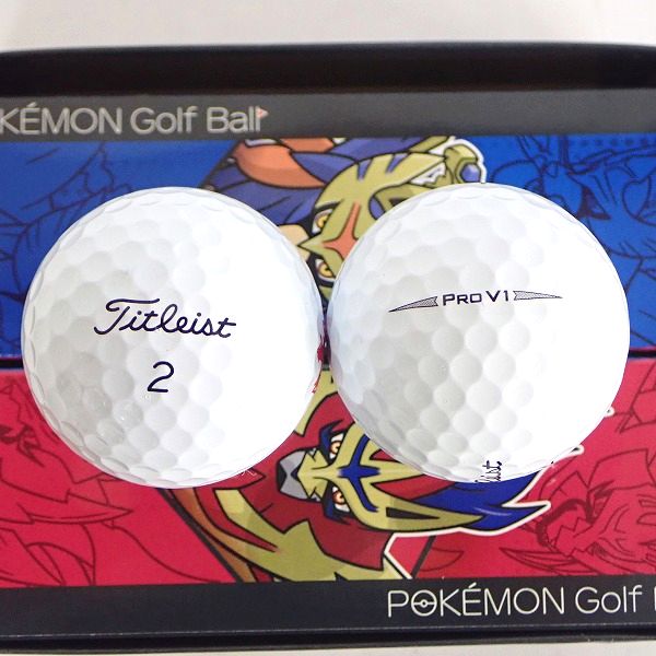 実際に弊社で買取させて頂いた【未使用】Titleist/タイトリスト PRO V1 Pokemon Golf Ball/ポケモン ゴルフボール6個セットの画像 1枚目