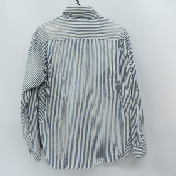 実際に弊社で買取させて頂いたSUGAR CANE/シュガーケーン インディゴタンガリー ストライプ ネルシャツ 長袖シャツ SC28442/Lの画像 1枚目