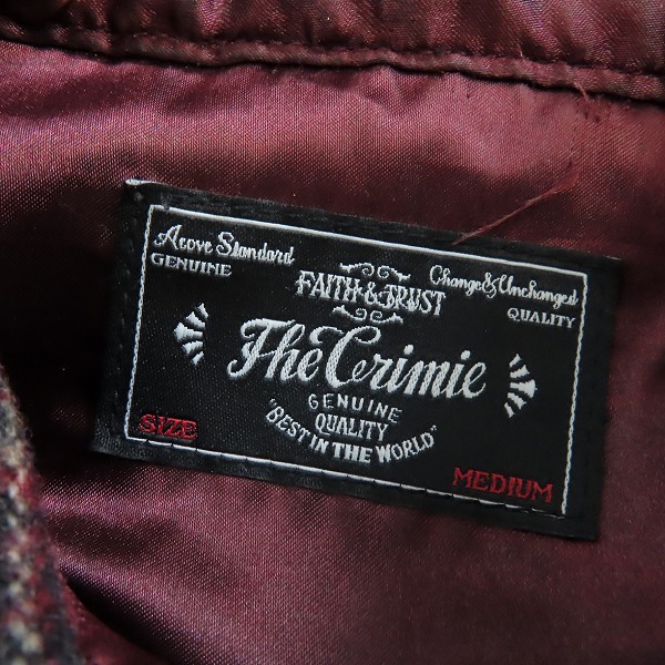 実際に弊社で買取させて頂いたCRIMIE/クライミー 長袖 チェックフランネルシャツ/Mの画像 2枚目