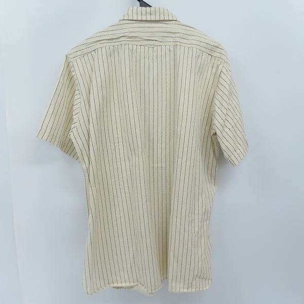 実際に弊社で買取させて頂いたSUGAR CANE/シュガーケーン  ストライプ ワークシャツ 半袖シャツ SC37275/XLの画像 1枚目