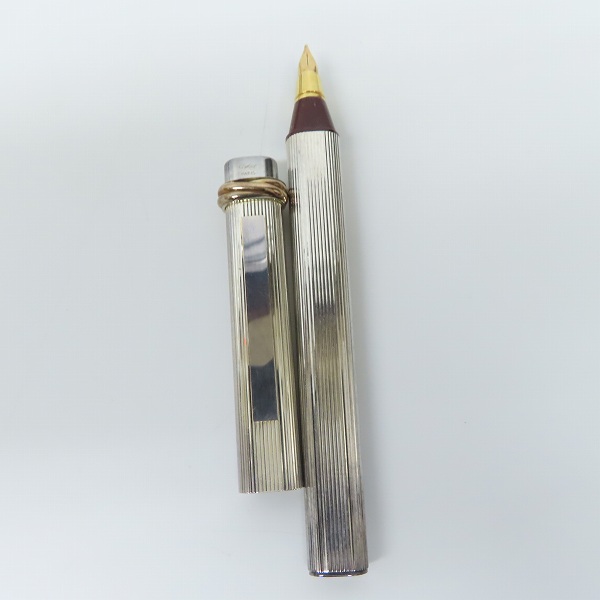 実際に弊社で買取させて頂いたCartier/カルティエ 80s トリニティ 万年筆 の画像 1枚目