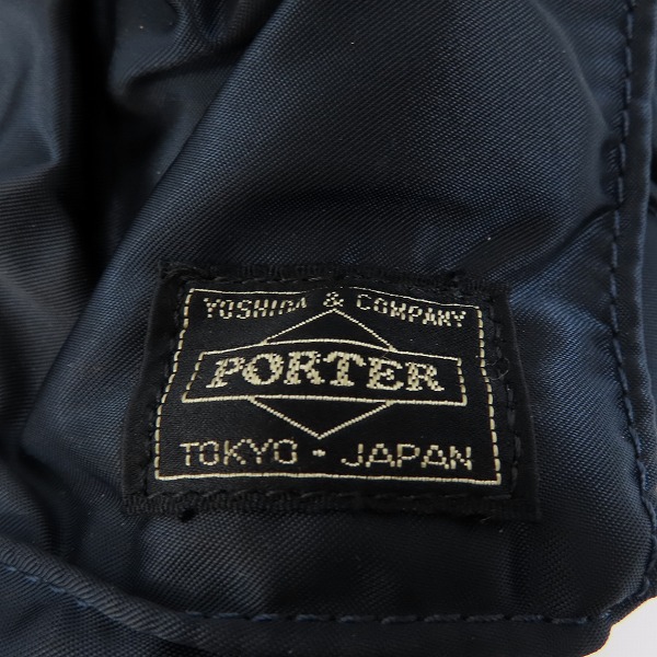 実際に弊社で買取させて頂いたHEAD PORTER/ヘッドポーター TANKER/タンカー バックパック/リュックサック ネイビーの画像 6枚目