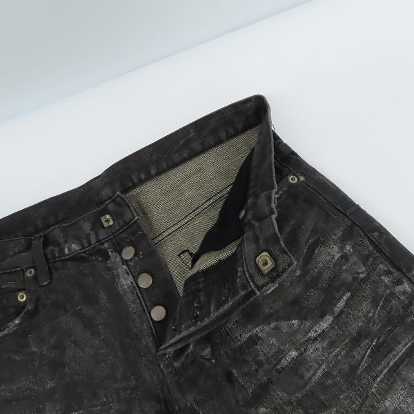 実際に弊社で買取させて頂いた【未使用/JPタグ付】Dior HOMME/ディオールオム コーティングスキニーパンツ 8H3110530226/30の画像 5枚目