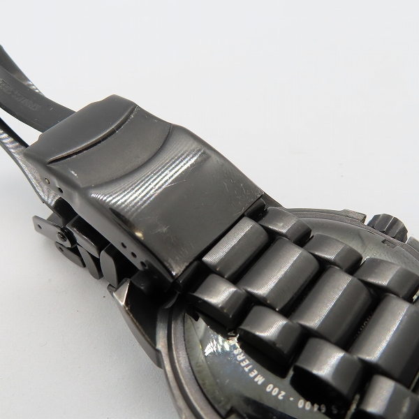 実際に弊社で買取させて頂いたLUMINOX/ルミノックス F-117 NIGHTHAWK/ナイトホーク 腕時計/ウォッチ 黒 6400-200【動作未確認】の画像 6枚目