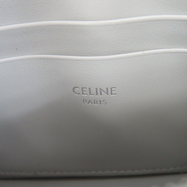実際に弊社で買取させて頂いたCELINE/セリーヌ Cチャーム コンパクトジップウォレット 10B663BFL.19BRの画像 6枚目