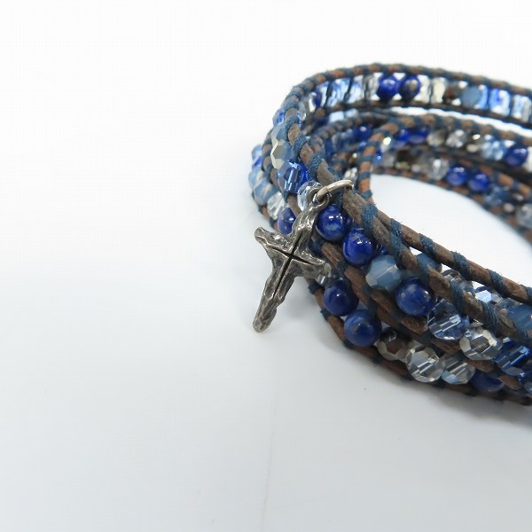 実際に弊社で買取させて頂いた【ギャラ付】CHAN LUU×Bloody Mary/チャンルー×ブラッディマリー 5ラップ レザー ブレスレット CL-BS-3999BCLの画像 4枚目