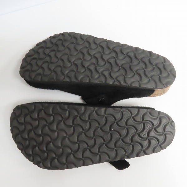 実際に弊社で買取させて頂いたBIRKENSTOCK/ビルケンシュトック BOSTON/ボストン レザー スエード サンダル ブラック/26.0の画像 2枚目