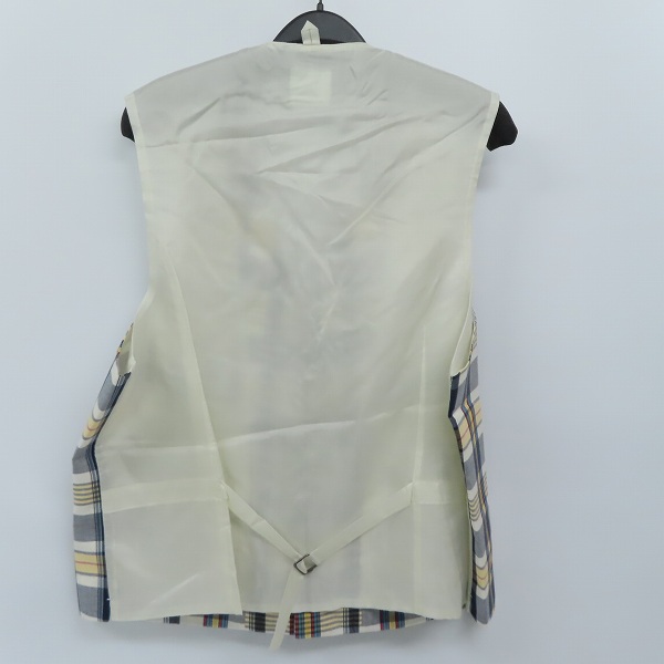 実際に弊社で買取させて頂いた BLACK FLEECE by Brooks Brothers/ブラックフリース ブルックスブラザーズ チェック ベスト/BB4の画像 1枚目