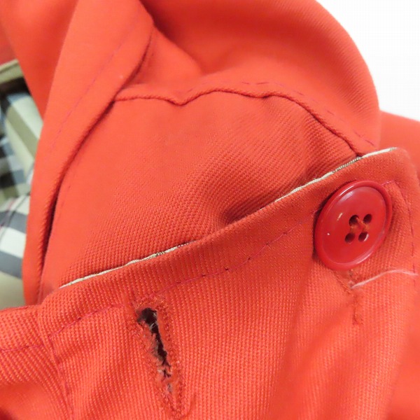 実際に弊社で買取させて頂いたBURBERRYS/バーバリーズ ノバチェック ドルマン ラップコートの画像 5枚目