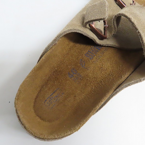 実際に弊社で買取させて頂いたBIRKENSTOCK/ビルケンシュトック ZURICH BS/チューリッヒ スエード サンダル 1009532/26.0の画像 4枚目