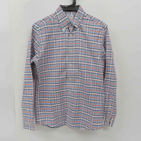 実際に弊社で買取させて頂いたBrooks Brothers/ブルックスブラザーズ ボタンダウンチェックシャツ/S