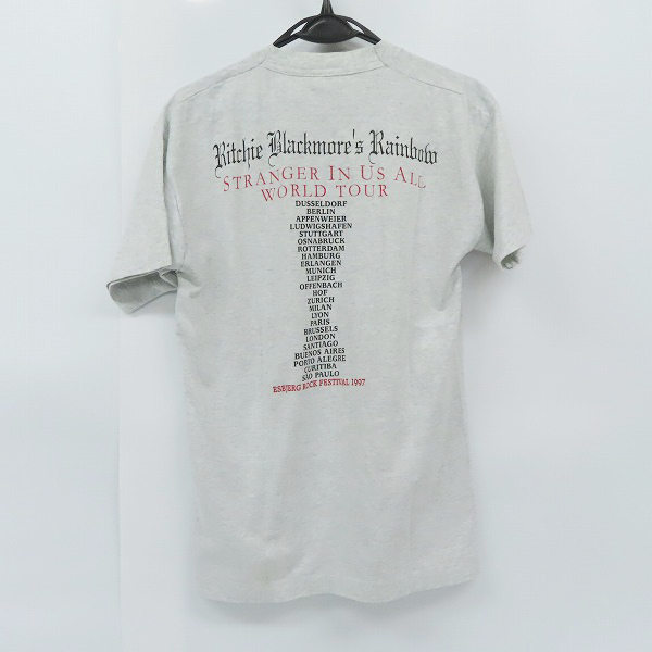 実際に弊社で買取させて頂いたRitchie Blackmore Rainbow/リッチー・ブラックモアズ・レインボー バンドTシャツ/Lの画像 1枚目