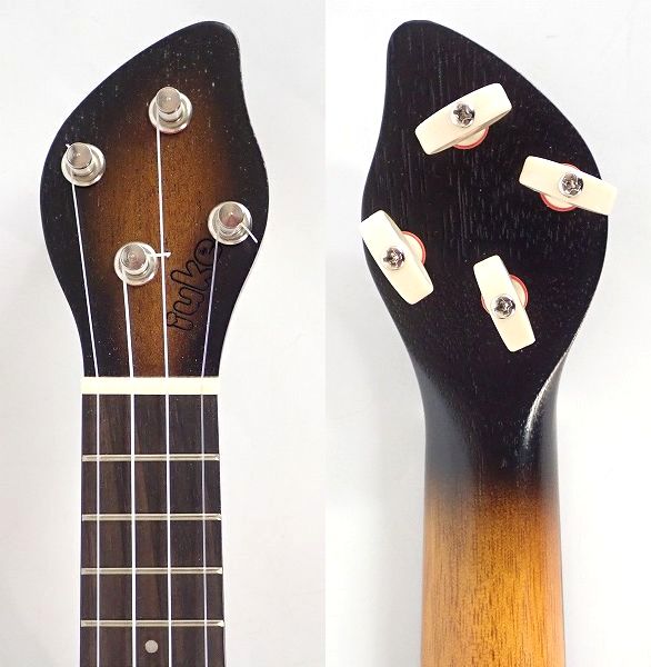 実際に弊社で買取させて頂いたiUke/アイユーク IUKE-M01-P/SB  超ミニサイズ ピッコロウクレレ パイナップル型 ギグケース付の画像 2枚目