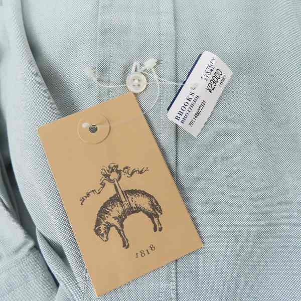 実際に弊社で買取させて頂いた【未使用】BLACK FLEECE by Brooks Brothers/ブラックフリース ブルックスブラザーズ ボタンダウン 長袖シャツ/BB3の画像 5枚目