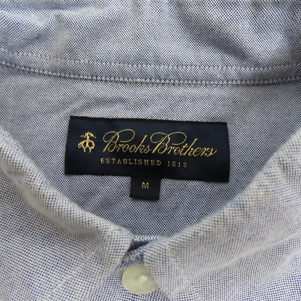 実際に弊社で買取させて頂いたBrooks Brothers/ブルックスブラザーズ ハーフボタン プルオーバーシャツ 半袖 Mの画像 2枚目
