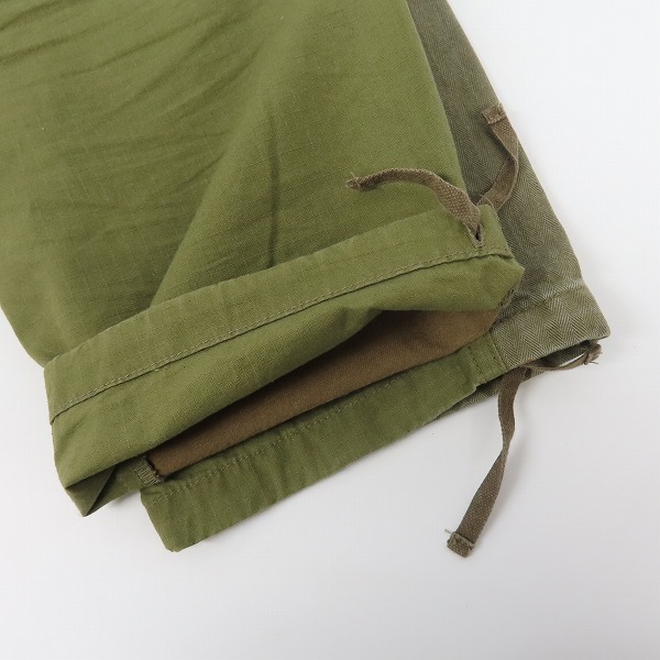 実際に弊社で買取させて頂いたuniform experiment/ユニフォームエクスペリメント 20AW FABRIC MIX CARGO PANTS カーゴパンツ UE-202005/3の画像 8枚目