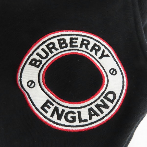 実際に弊社で買取させて頂いたBURBERRY/バーバリー サークルロゴワッペンクルーネックスウェットパンツ 8037983/XXXSの画像 7枚目