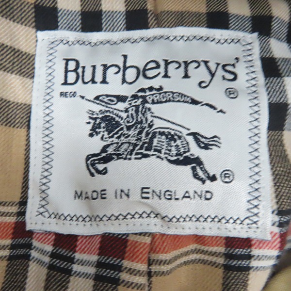 実際に弊社で買取させて頂いたBURBERRYS/バーバリーズ ノバチェック トレンチコート の画像 2枚目