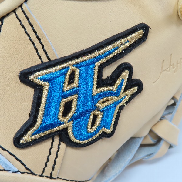 実際に弊社で買取させて頂いた【未使用】HI-GOLD/ハイゴールド 硬式グラブ 心極 右投げ 投手用 KKG-2201SP 野球グローブの画像 5枚目