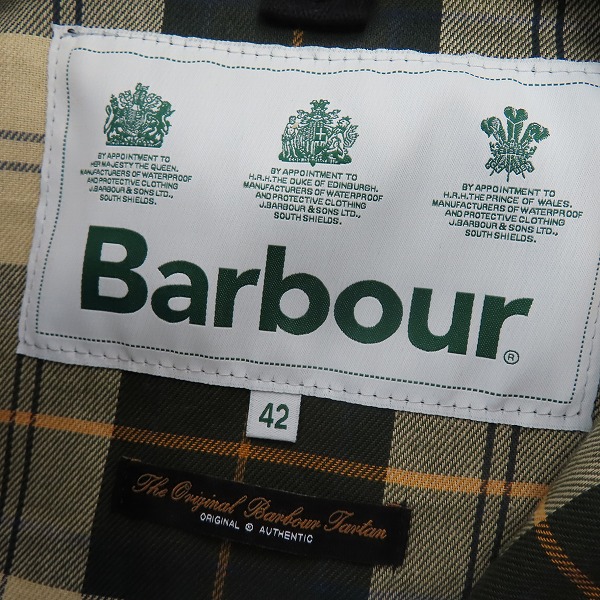 実際に弊社で買取させて頂いたBarbour/バブアー BEDALE SL 2 LAYER ビデイル 2002163/42の画像 2枚目
