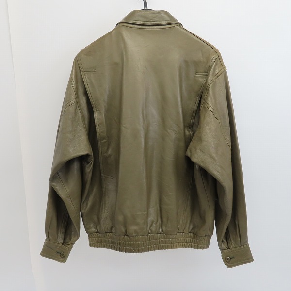 実際に弊社で買取させて頂いたBurberrys/バーバリー レザーブルゾン/Lの画像 1枚目