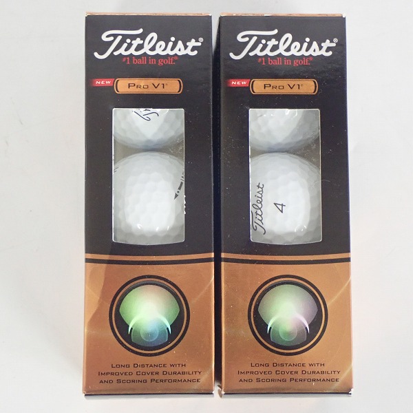 実際に弊社で買取させて頂いた【未使用】Titleist/タイトリスト PRO V1 ホワイト ゴルフボール 2スリーブ(6個)