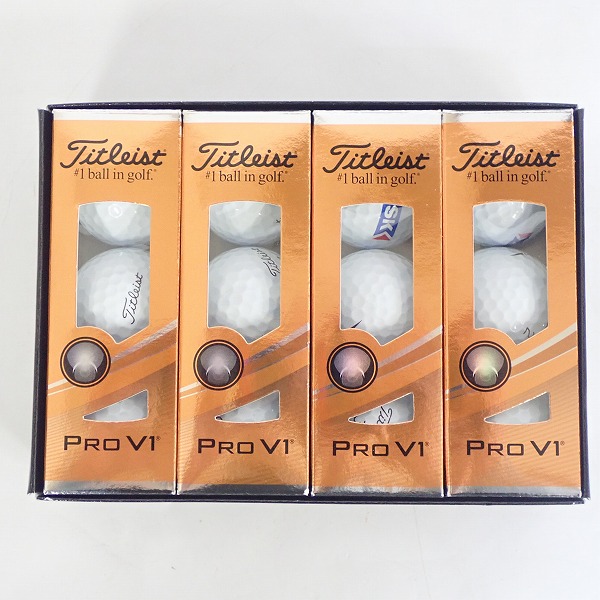 実際に弊社で買取させて頂いた【未使用/マーク入り】Titleist/タイトリスト PRO V1 ゴルフボール 1ダース