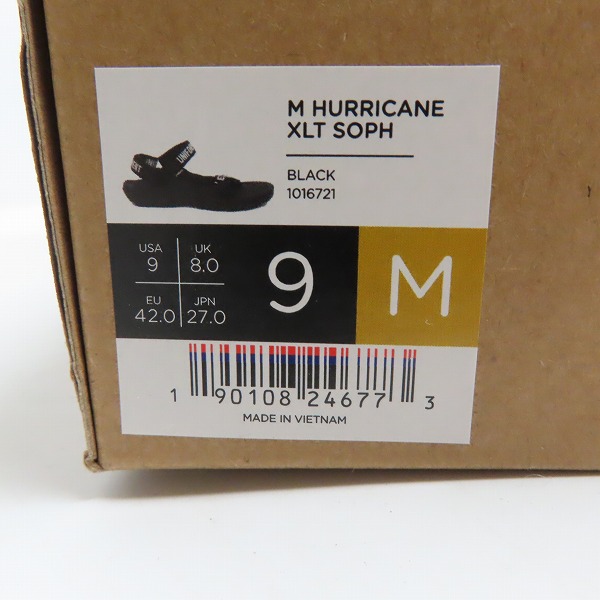 実際に弊社で買取させて頂いたTeva×uniform experiment/テバ×ユニフォームエクスペリメント HURRICANE XLT/ハリケーンXLT サンダル 1016721-BLK-09/27の画像 8枚目