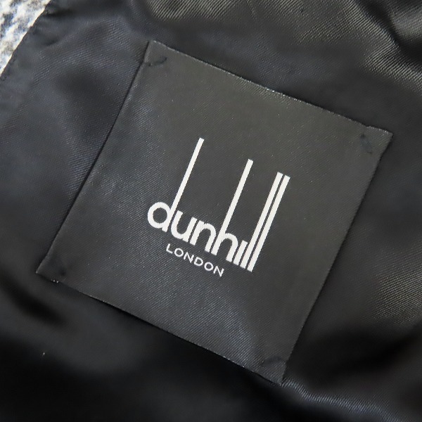 実際に弊社で買取させて頂いたdunhill/ダンヒル 千鳥格子柄 チェスターコート Size：46の画像 2枚目
