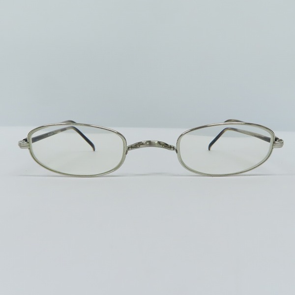 実際に弊社で買取させて頂いた金子眼鏡/カネコガンキョウ 井戸多美男作/イドタミオ 度入り メガネフレーム/アイウェア T454Rの画像 1枚目