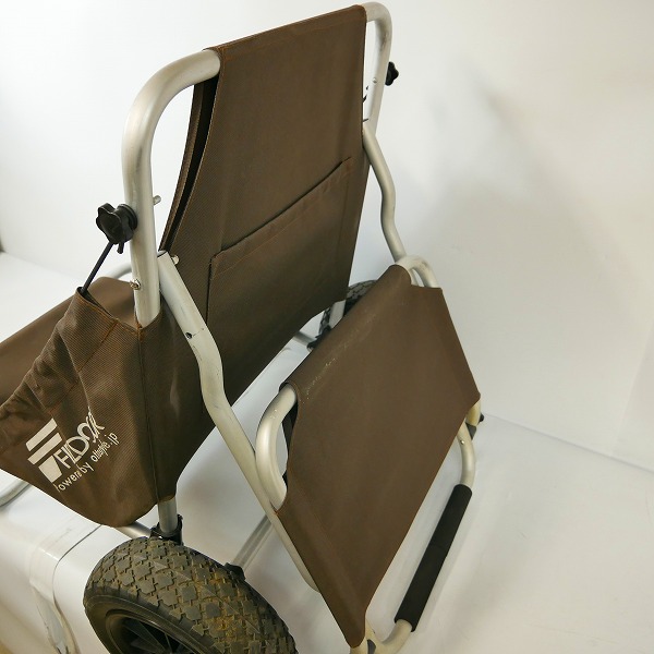 実際に弊社で買取させて頂いた★FIELDOOR/フィールドア 折りたたみ式 バギーチェア/トローリーチェアの画像 6枚目