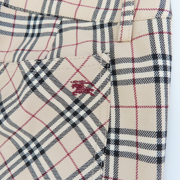 実際に弊社で買取させて頂いたBURBERRY BLUELABEL/バーバリーブルーレーベル チェックパンツ FQF72-633/36の画像 5枚目