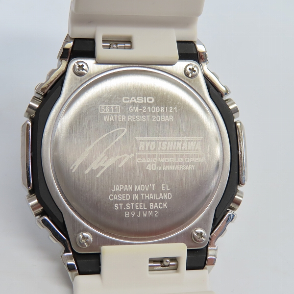 実際に弊社で買取させて頂いたG-SHOCK × RYO ISHIKAWA/ジーショック × 石川遼 SIGNATURE MODEL/シグネチャーモデル GM-2100RI21-7AJRの画像 3枚目